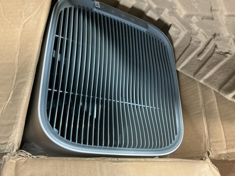 Condition photo showing As Is for Amazon Basics Air Purifier for Home Large Rooms with 3-Stage Filtration, HEPA Filter, Covers Up to 2