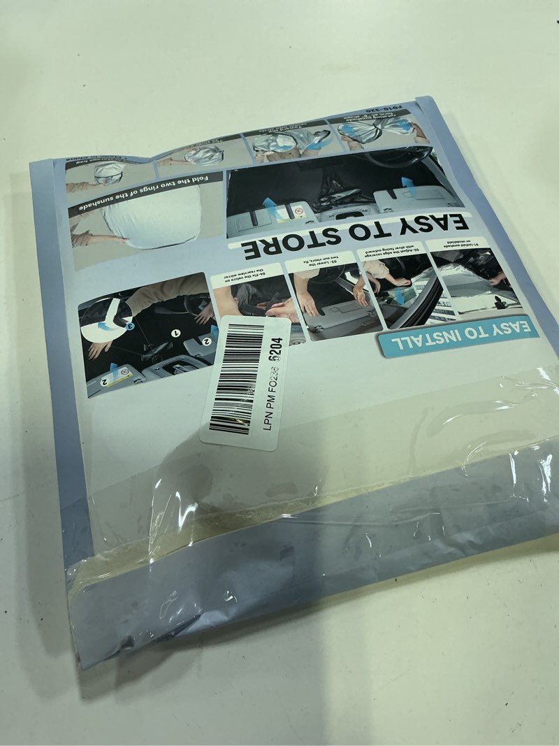 Condition photo showing Good Condition for custom fit mazda 6 windshield sunshade for mazda 6 2014-2021 mazda6 accessories front window shades cover for windshield sun visor protector 210t reflector block heat protector blocks uv rays fit mazda 6 2014-2021