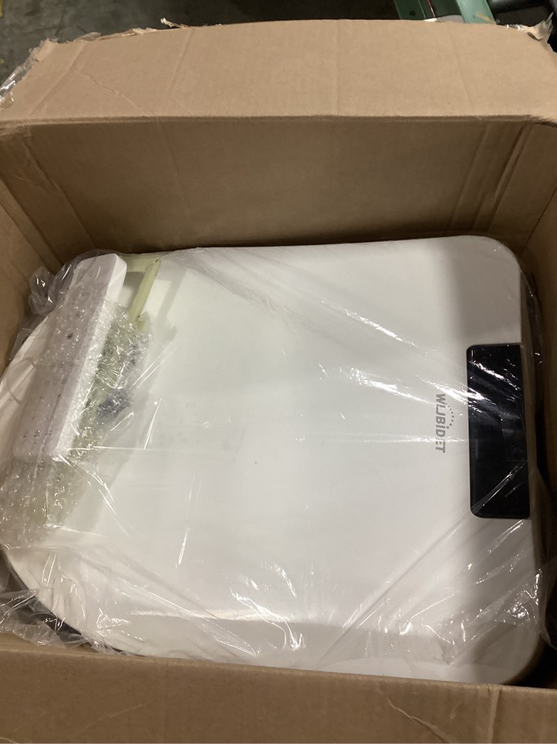 Condition photo showing New/Like New for Toilet Bidet Seat with Wireless Remote Control, Electric Bidet with Oscillating Cleaning, Heated Toilet Seat, Adjustable Temperature and Pressure, Slow Closed Lid, Oval