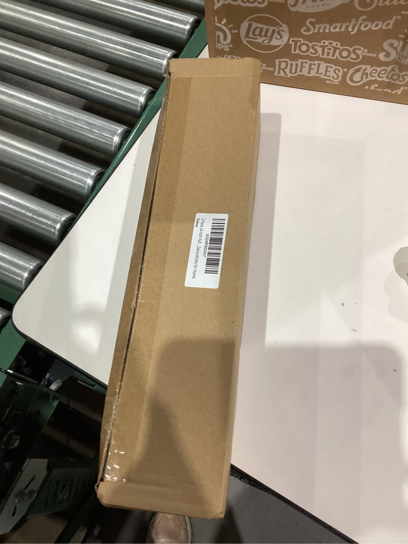 Condition photo showing New/Like New for 2 Pack 24 Inch Artificial Lighted Fall Maple Tree Thanksgiving Decorations with 48 LEDs Battery Operated Timer Prelit Acorn Maple Tree Lights for Thanksgiving Table Decor Home Indoor Autumn Harvest Style 3