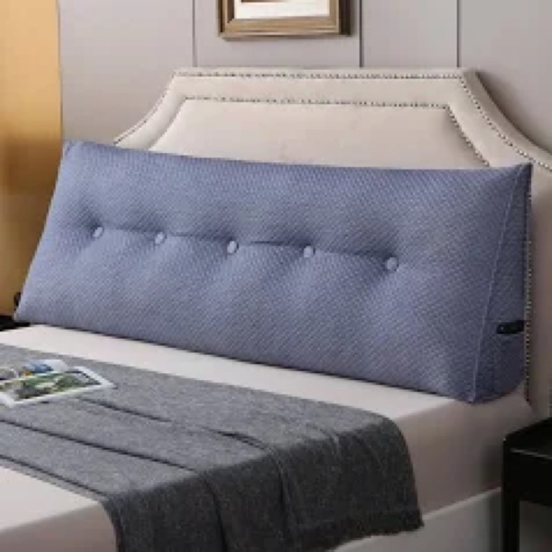 ZTVZTV Wedge Headboard Pillow for Bed, Queen Dorm Headboard Pillow Support for Sitting Up, Reading, 