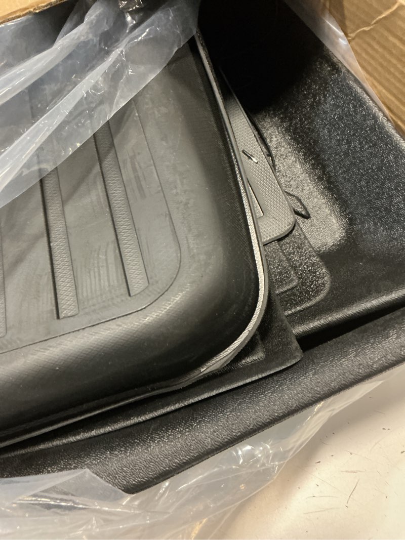 Condition photo showing Good Condition for (similar )fh group premium liners tall channel trimmable all weather rubber full set car floor mats (gray) w. trimmable all-season cargo liner (black) - universal fit for cars trucks and suvs with cargo mats gray