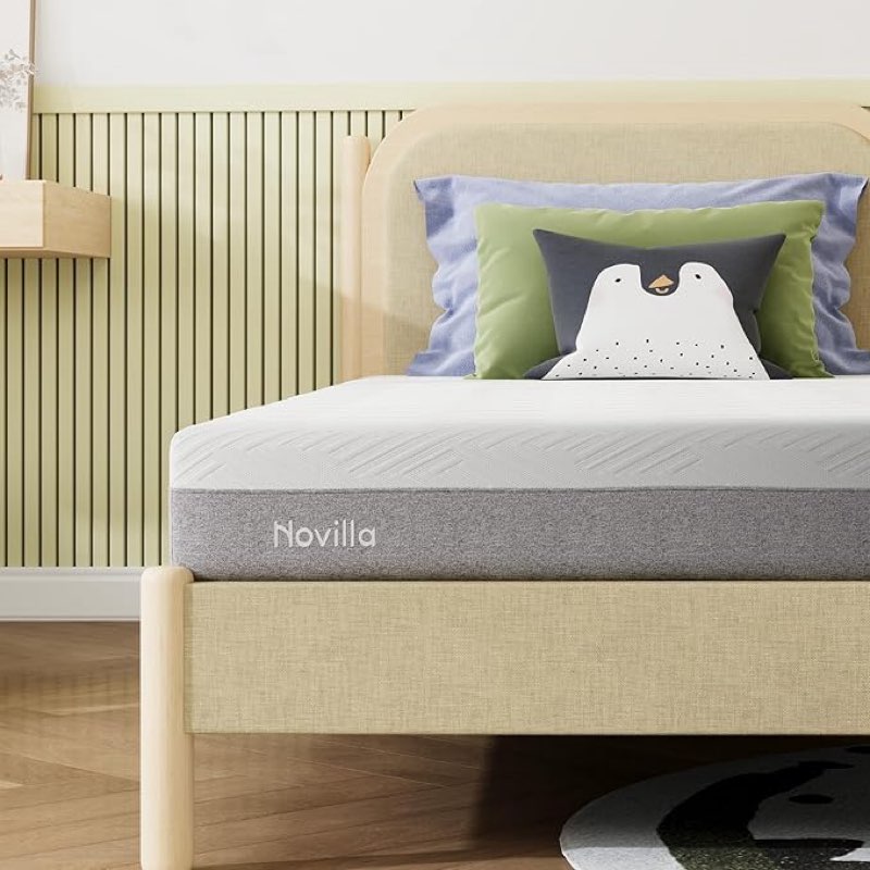 Novilla memory foam mattress 75”x38”x6”