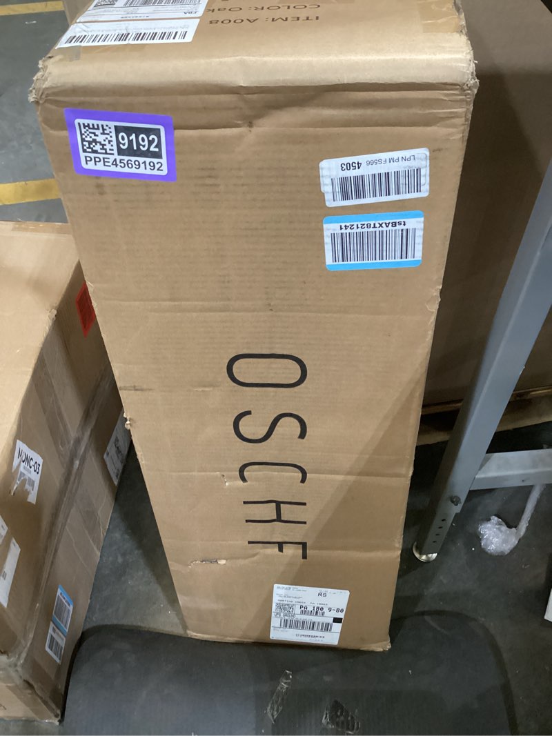 Condition photo showing New/Like New for 5-Tier Wooden Open Bookcase - Modern Display Bookshelf with Top Edge and Solid Wood Frame for Home and Office, Storage Cabinet, Oak 5-Tier Oak