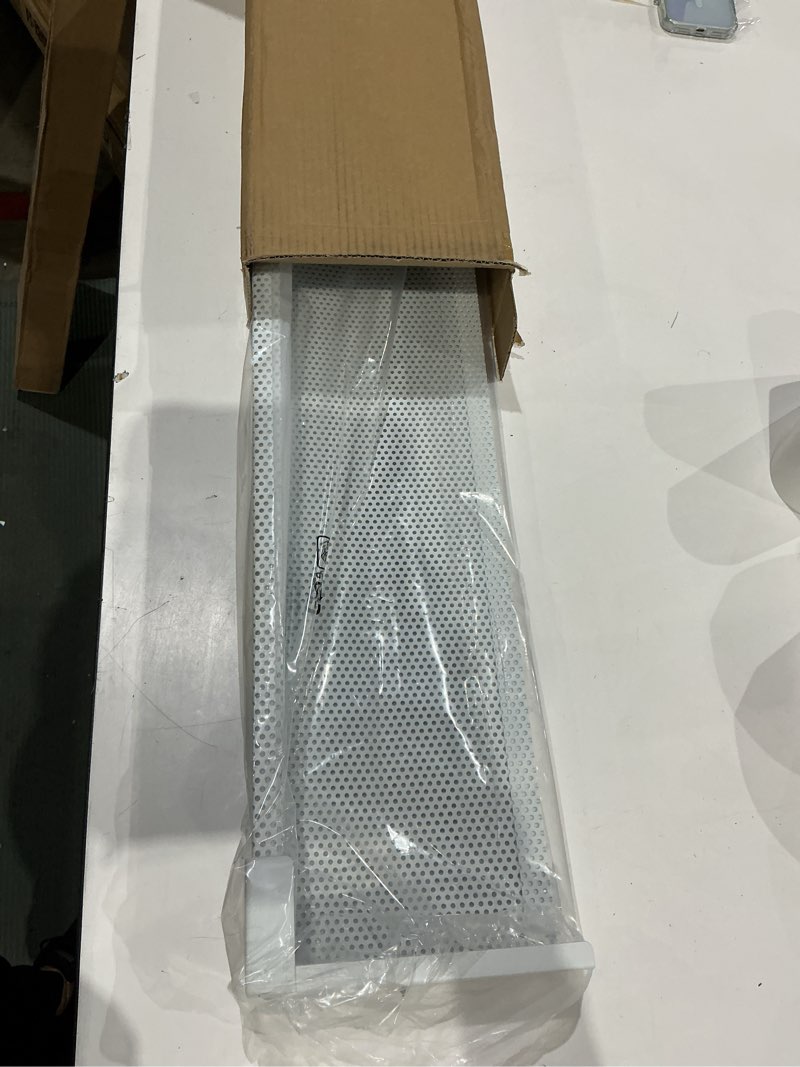 Condition photo showing Good Condition for 6ft steel easy slip-on baseboard heater cover with end caps for bathroom & hydronic system for replacing old cover, white cover 6ft?with end caps?