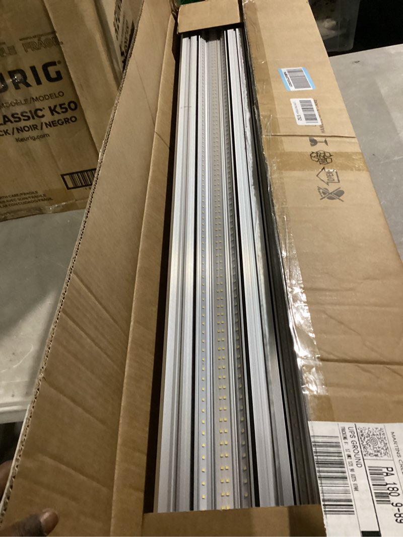 Condition photo showing Good Condition for Upgrade Hanging | Surface Mount 4' Led Shop Lights for Workshop 4FT 10pack, Super Bright 10000LM 5000K 60W Linkable 4FT Led Shop Light for Workshop Garage Factory Warehouse Shop Workbench 4FT-W-60W-10PACK