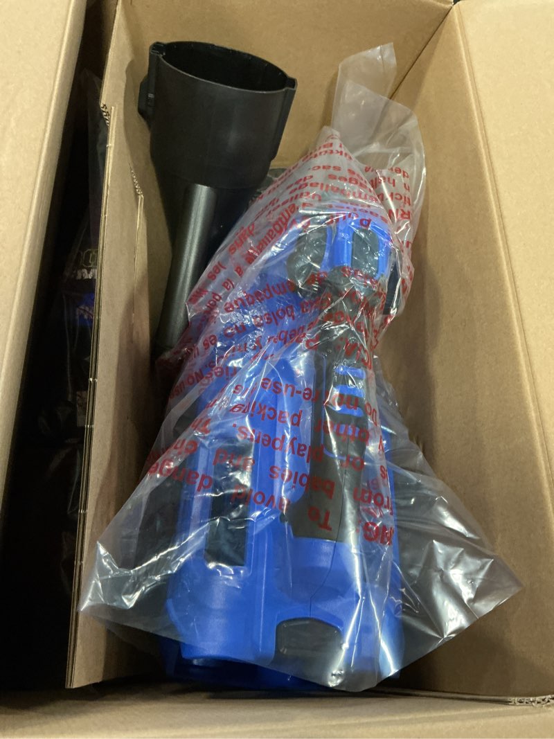 Condition photo showing Good Condition for kobalt 80-volt 700-cfm 180-mph battery handheld leaf blower battery not included charger not included