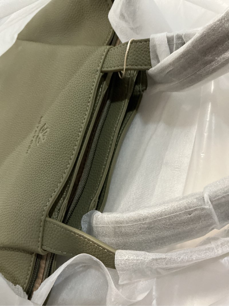 Condition photo showing Good Condition for lovevook laptop tote for women - 15.6 inch faux leather laptop bag with clutch, large capacity office purse computer 15.6 inch dark green