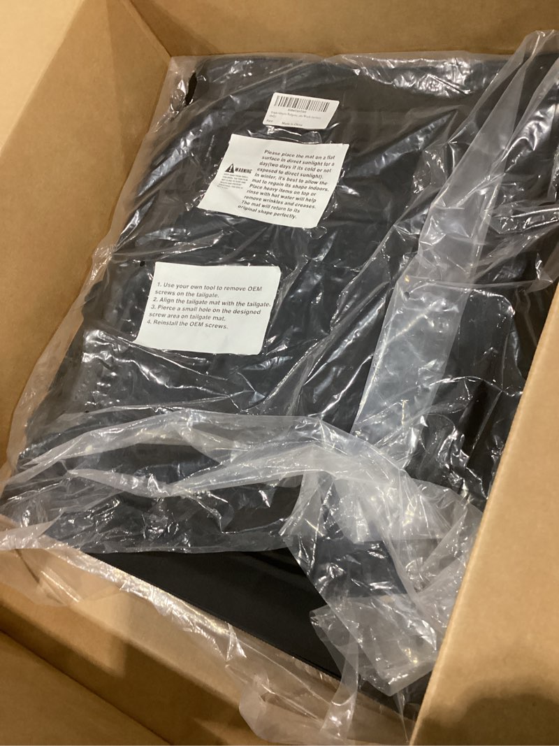 Condition photo showing Good Condition for triplealiners tailgate mat compatible with ford f-150 2021-2025 accessories truck tailgate liner cover all-weather protector cargo cover custom fit for f150 (tailgate work surface only) 2) f150 | 21-25 | for work surface tailgate only