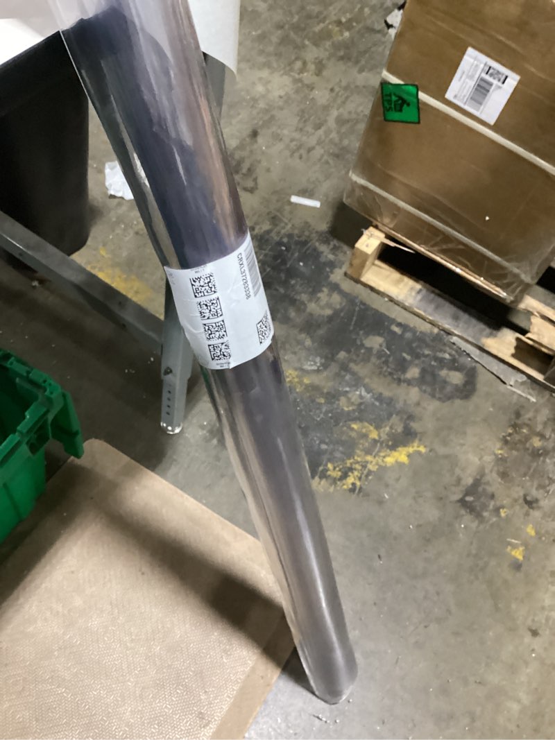 ETECHMART Clear Plastic Table Cover Protector Rectangle 60 x 60'', Thick Waterproof Transparent Table Protector for Dining Table, Non-Slip Heat Resistant Clear Desk Mat for Kitchen Office Desktop 1.5mm Clear 60" x 60"