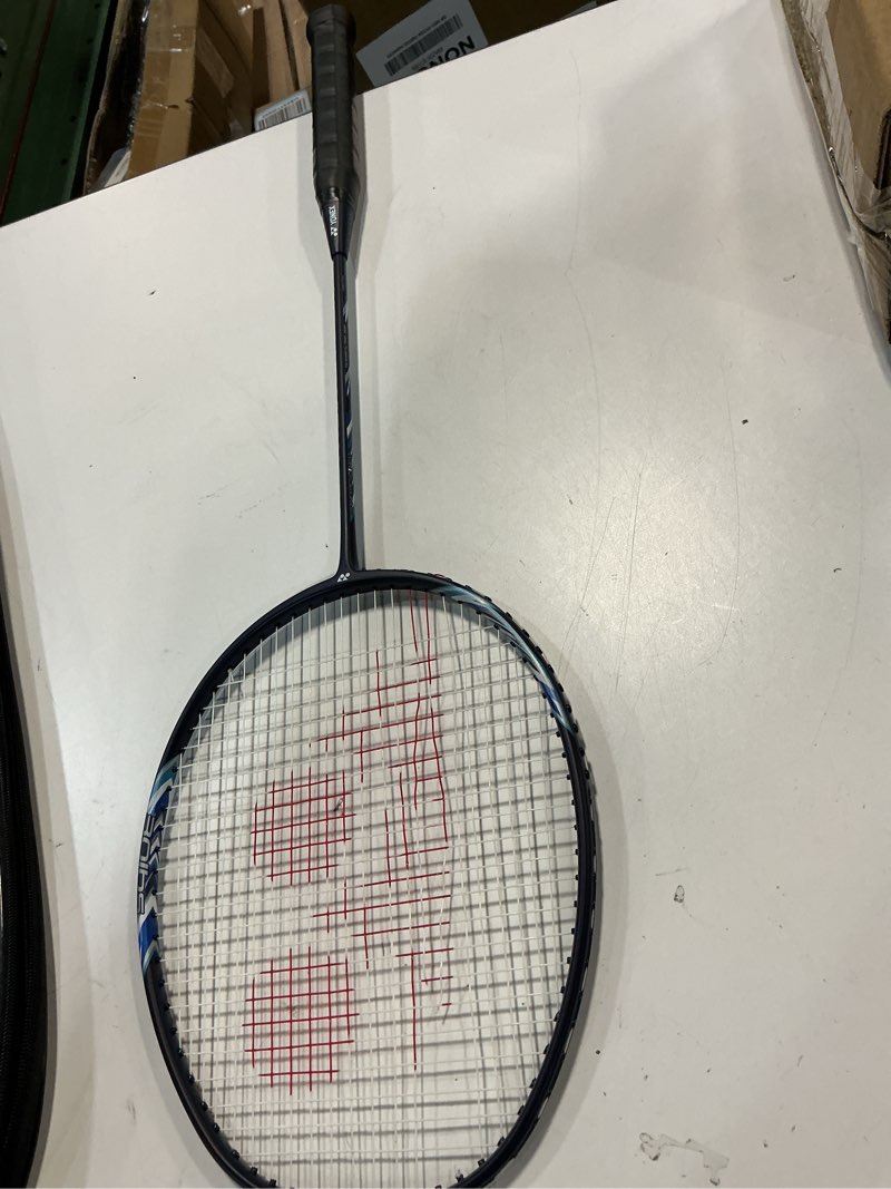 Condition photo showing Good Condition for YONEXYONEX Astrox Smash Badminton Racket, Black/red | YONEXYONEX, Astrox Smash, Badminton Racket, Black/red One Size Dark Navy