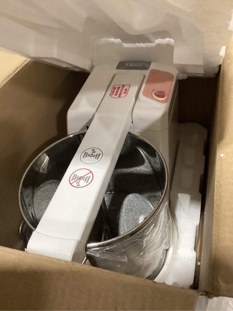 Condition photo showing As Is for Not tested ULTRA Mini Table Top 1.25L Wet Grinder with Atta Kneader, 110-volt (New Model), white, 1.25-Liter