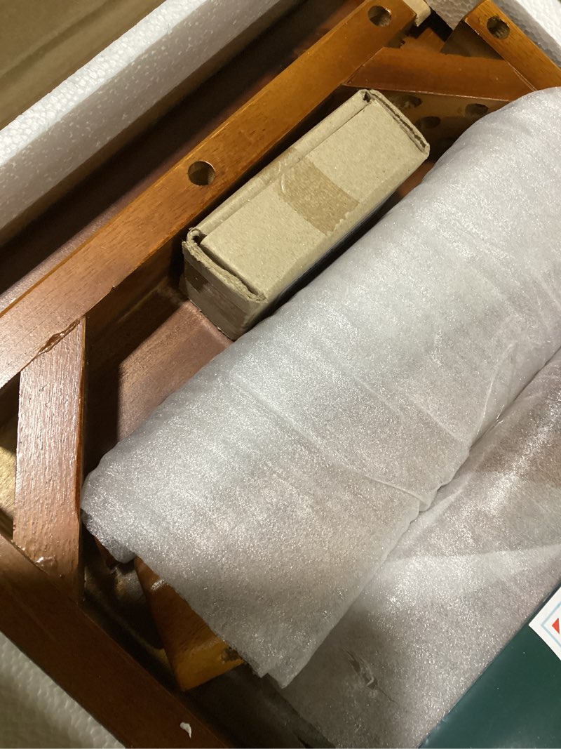 Condition photo showing Good Condition for possibly used mid-century modern single-drawer solid wood nightstand - caramel