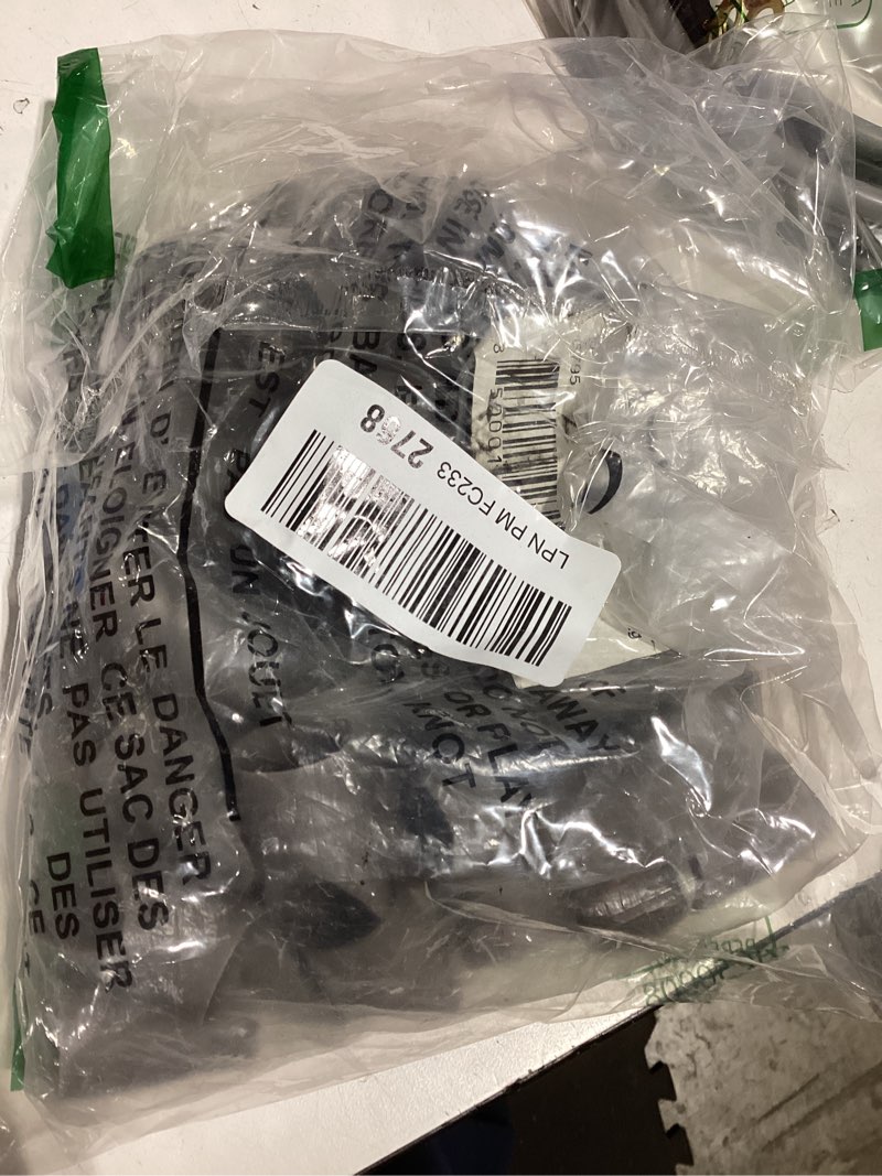 Condition photo showing As Is for folding chair v-tip stabilizer caps (100 pack) - fits 7/8" od tube, top of leg - replacement parts works with metal and padded chairs beige