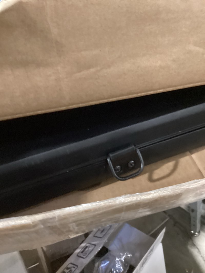 Condition photo showing New/Like New for Amazon Basics Heavy Duty Portable Folding Table 6 ft with Carrying Handle, Indoor & Outdoor, Black 6 ft Black