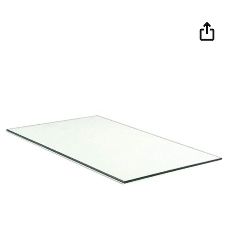 12\" x 30\" Tempered Glass Shelf 3/16\" Thick 5 pieces