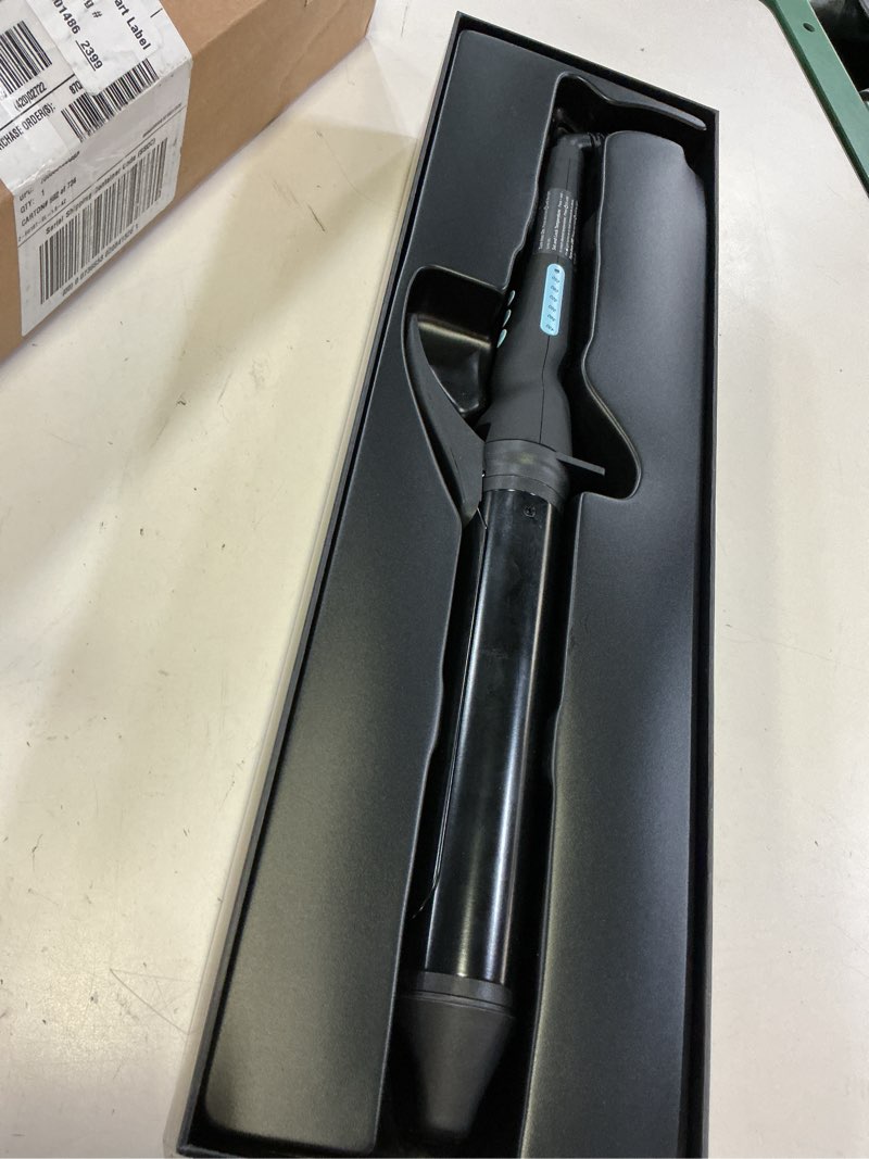 Condition photo showing New/Like New for bio ionic long barrel styler  1.5  curling iron  curling wand  adjustable heat  hair curler