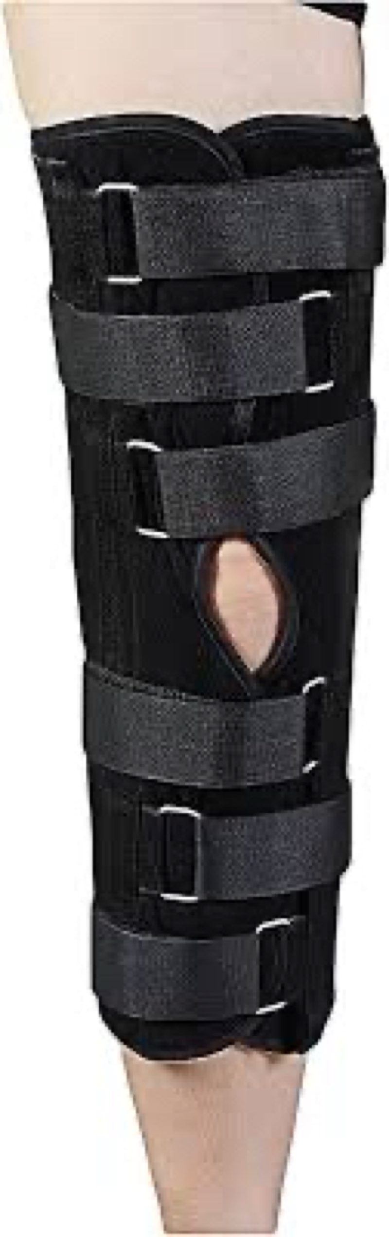TANDCF Knee Immobilizer Secure Comfort Knee Brace & Stabilizer for Recovery,Knee Fractures,Instability, ACL,MCL,Meniscus Tear,Arthritis,Displacement & Post Surgery Recovery,Height 17.32" Universal