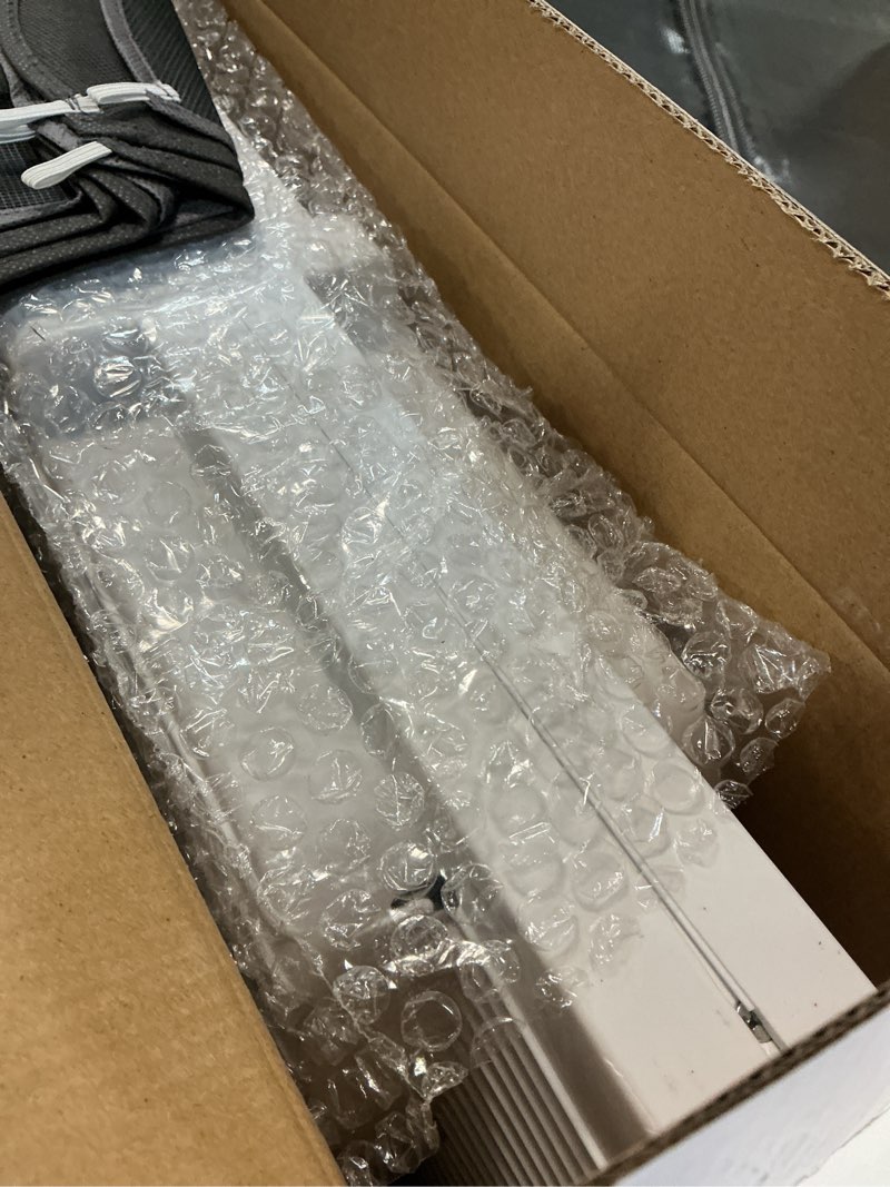 Condition photo showing Good Condition for Comfort Zone Twin Window Fan with Reversible Airflow Control, 9 inch, Auto-Locking Expanders, 2 Speed Fan, Dual Fan, Exhaust, Airflow 9.84 ft/sec, Ideal for Home, Kitchen, Bedroom & Office, CZ319WT White 9"