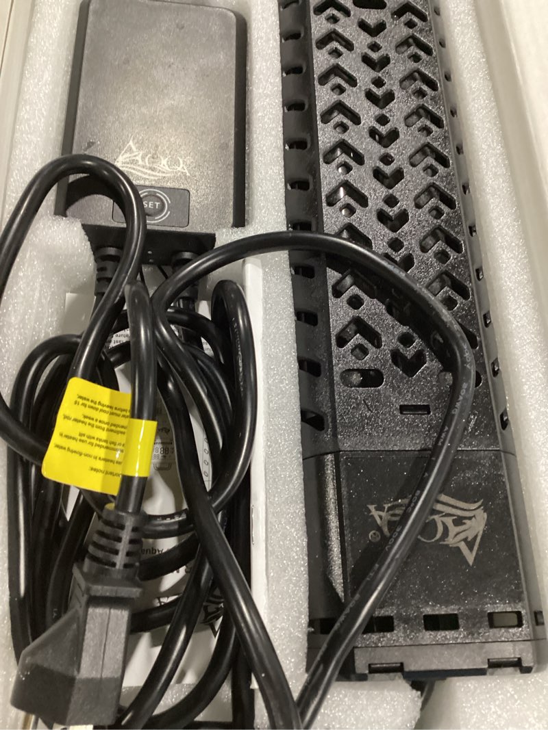 Condition photo showing New/Like New for aqqa fish tank heater 1200w for 170-290 gallon submersible aquarium heater pond heater thermostat heater with intelligent protection system for freshwater and saltwater (aq136-1200w for 170-290gal)