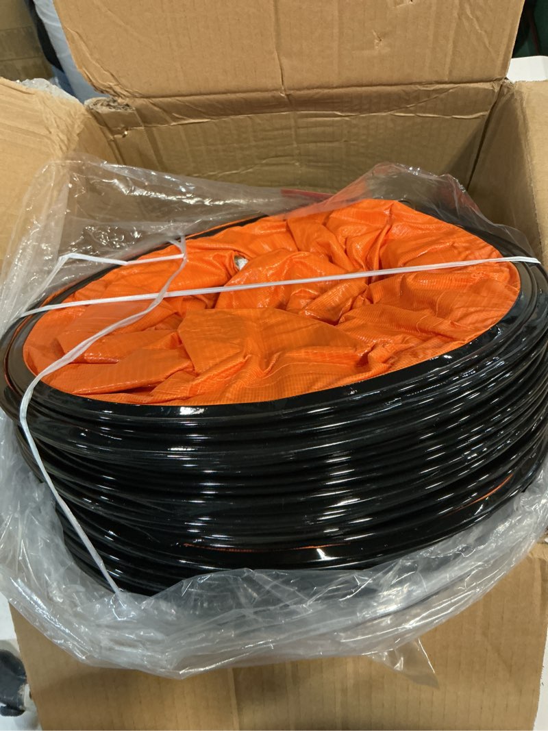 Condition photo showing New/Like New for portable retractable flexible pvc ducting hose insulated, heavy duty duct hosing for utility blower exhaust fan, hvac duct hose for ventilation, tunnel, dryer duct, heat and air duct(d 45 x l 500cm)