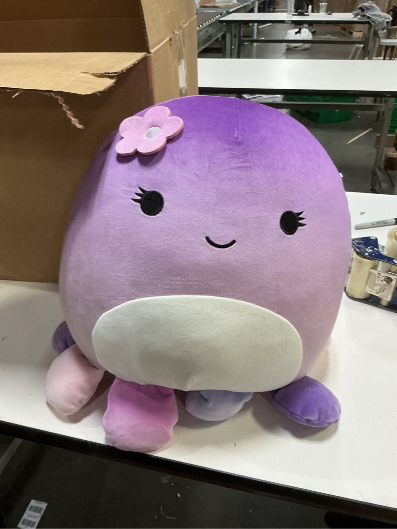 Condition photo showing Good Condition for Squishmallows Original 14-Inch Beula Purple Octopus with Multicolored Tentacles - Large Ultrasoft Official Jazwares Plush - Amazon Exclusive