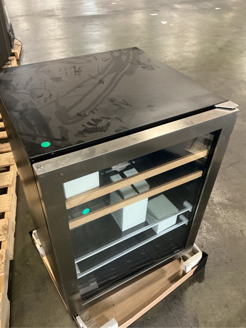 Condition photo showing As Is for Vinotemp EL-24THWB 23 5/8" One Section Wine Cooler w/ (1) Zone, 16 Bottle Capacity, 115v