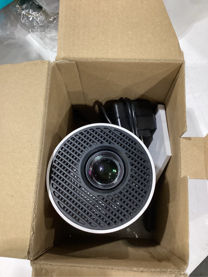 Condition photo showing As Is for not tested mini projector with wifi 6 and bluetooth5.4, portable projector 4k support, android 14 smart proyector with 200asin & auto keystone, alwtniet hy300pro small proyector for bedroom, movie, outdoor white