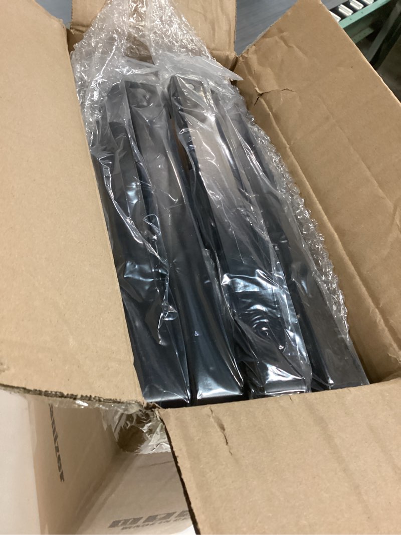 Condition photo showing New/Like New for PXRACK Under Sink Organizer, Adjustable Height, 2-Pack 2 Tier Pull Out Under Cabinet Organizer, Slide Out Thickened Metal Under Sink Storage for Kitchen Bathroom Laundry Pantry Cabinet, L, Black Large Black