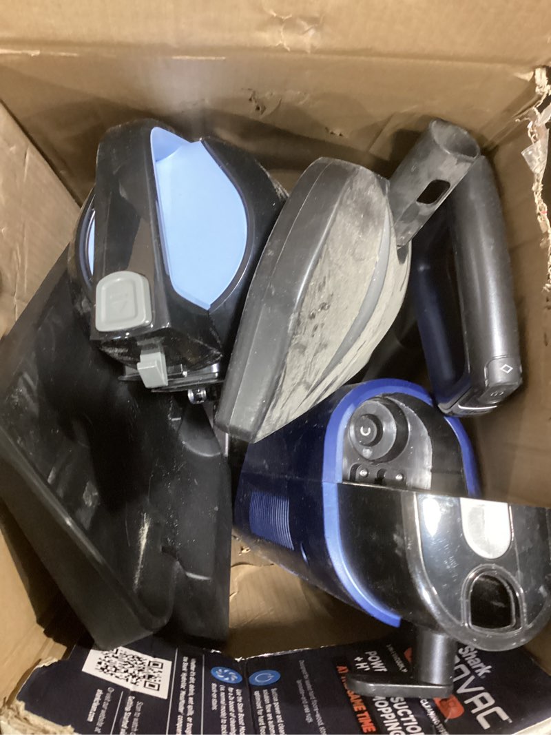Condition photo showing As Is for Shark HydroVac MessMaster Wet Dry Corded Vacuum Cleaner, 3-in-1 Multi-Surface Vacuum Mop & Self-Cleaning System, Lightweight, Powerful Suction, for Hard Floors & Area Rugs, Navy, WD161