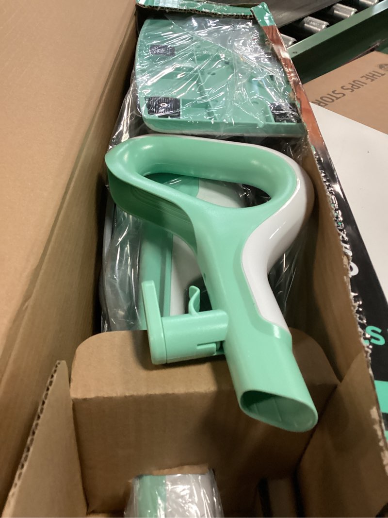 Condition photo showing Good Condition for Shark Steam Mop with 2 Machine Washable Dirt Grip Pads, Removable Water Tank, Lightweight, Steam Cleaner for sealed Hard Floors, Marble, Stone, Hardwood, Tile, Laminate, White/Seafoam, S1000
