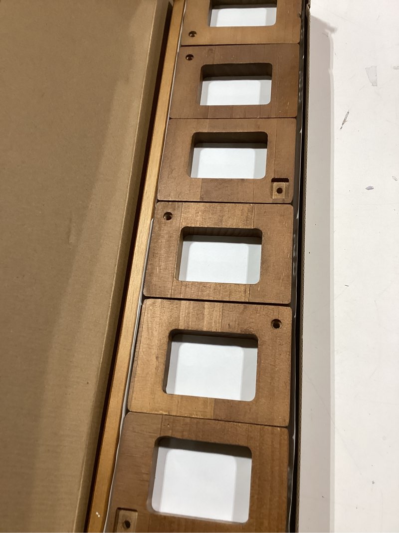 Condition photo showing Good Condition for Upgraded Thick Floating Shelves - 24 Inch Multi-Use Wall-Mounted Bookshelves for Kids and Nursery, Ideal for Books, Toy, Spice Rack, Decor - Walnut Brown Walnut Brown 23.60 Inch