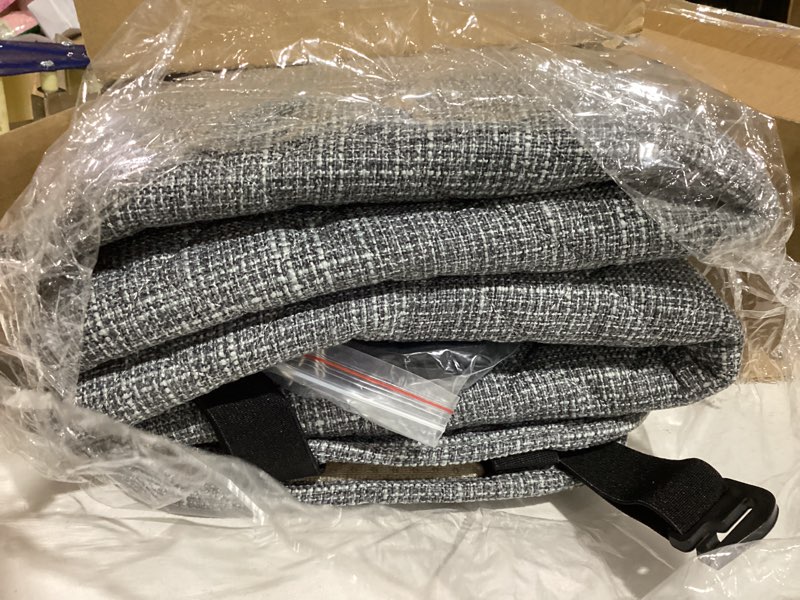Condition photo showing Good Condition for bopuovre linen car seat covers front seat covers breathable cloth fabric car seat protector - universal fit for cars, vans, suvs, trucks - 2 units - gray