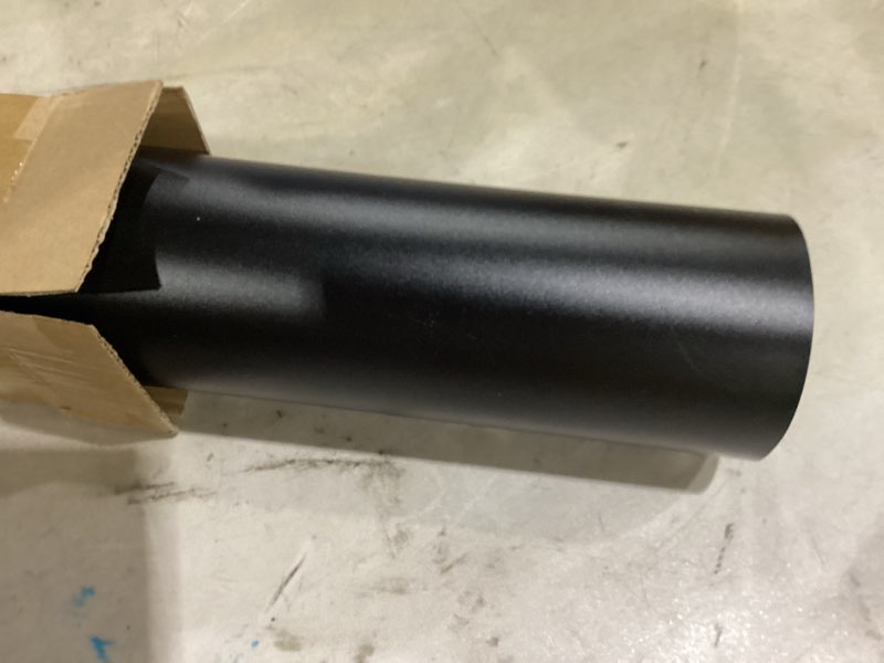 Condition photo showing Good Condition for black plastic roll 16x96in 0.8mm thick hard polypropylene flexible plastic sheet for diy crafts, custom gaskets, furniture trim protective liners, heat bendable cut-to-size black 16x96in