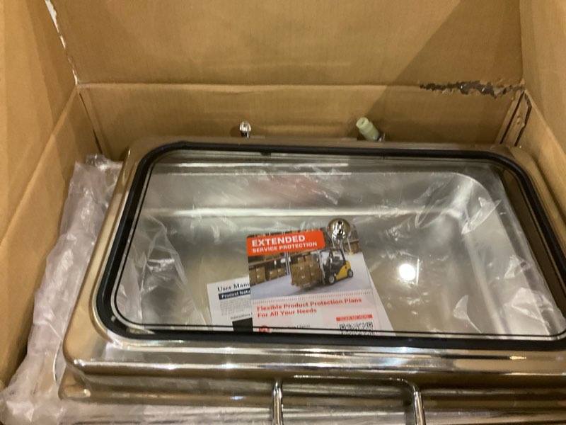 Electric Chafing Dish, 9 QT Full Size Touch Screen Chafing Dishes for Buffet Roll Top Set Food Serve