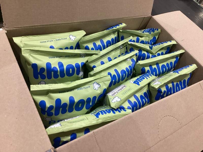 Condition photo showing New/Like New for khloud protein popcorn - dill pickle - 7g protein snacks for adults & kids - flavored popcorn made with real ingredients & milk protein isolate - non-gmo, gluten-free, kosher - 4oz, 12pk 12 pack dill-pickle