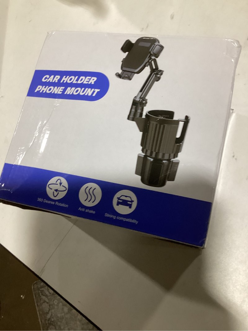 phone holders for your car, 2 in 1 universal cup holder expander adjustable base with phone mount, l