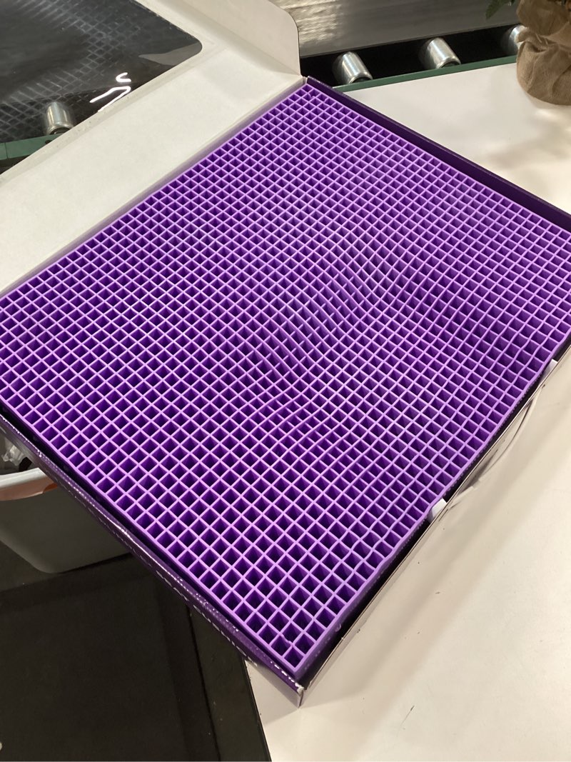 Condition photo showing As Is for Purple Ultimate Seat Cushion | Pressure Reducing Grid Designed for Ultimate Comfort | Designed for Gaming | Made in the USA