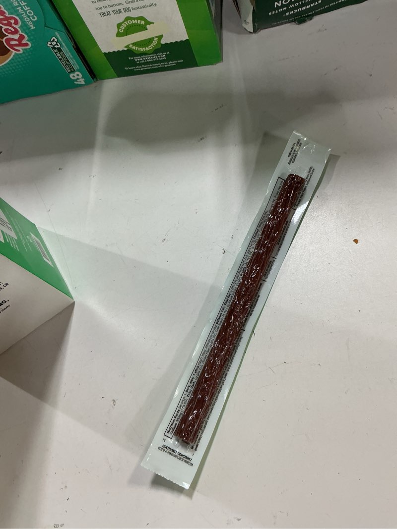 Condition photo showing Good Condition for ( EXP:11/19/2025) Chomps Grass Fed Jalapeno Beef Jerky Snack Sticks, Keto & Paleo, Whole30 Approved, Non-GMO, Gluten Free, Sugar Free, Nitrate Free, Low Carb, 90 Calorie Snacks, 1.15 Oz Meat Stick, Pack of 24