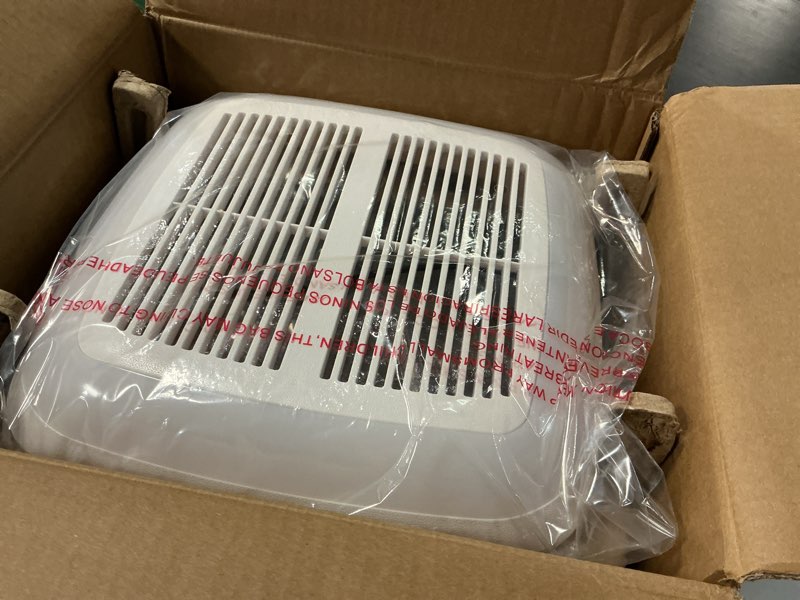 Condition photo showing Good Condition for tech drive very-quiet 80 cfm, 1.5 sone no attic access needed installation bathroom ventilation and exhaust fan with led light 4000k 800lm (80cfm),ceiling mounted fan,easy to install 80cfm with led
