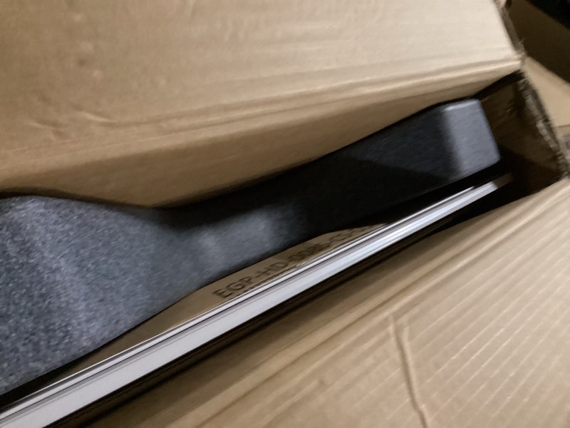 Condition photo showing Good Condition for swinging changeable message sidewalk sign: 24" x 36" sign with 792 pre-cut double sided letters and storage box. includes black board & letter board (granite color legs)