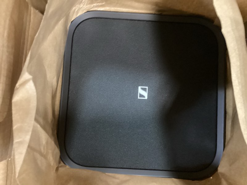 Condition photo showing Good Condition for sennheiser ambeo subwoofer for tv and music with immersive 3d surround sound a thundering deep bass down to 27 hz - 8'' woofer with 350w class d amplifier - black
