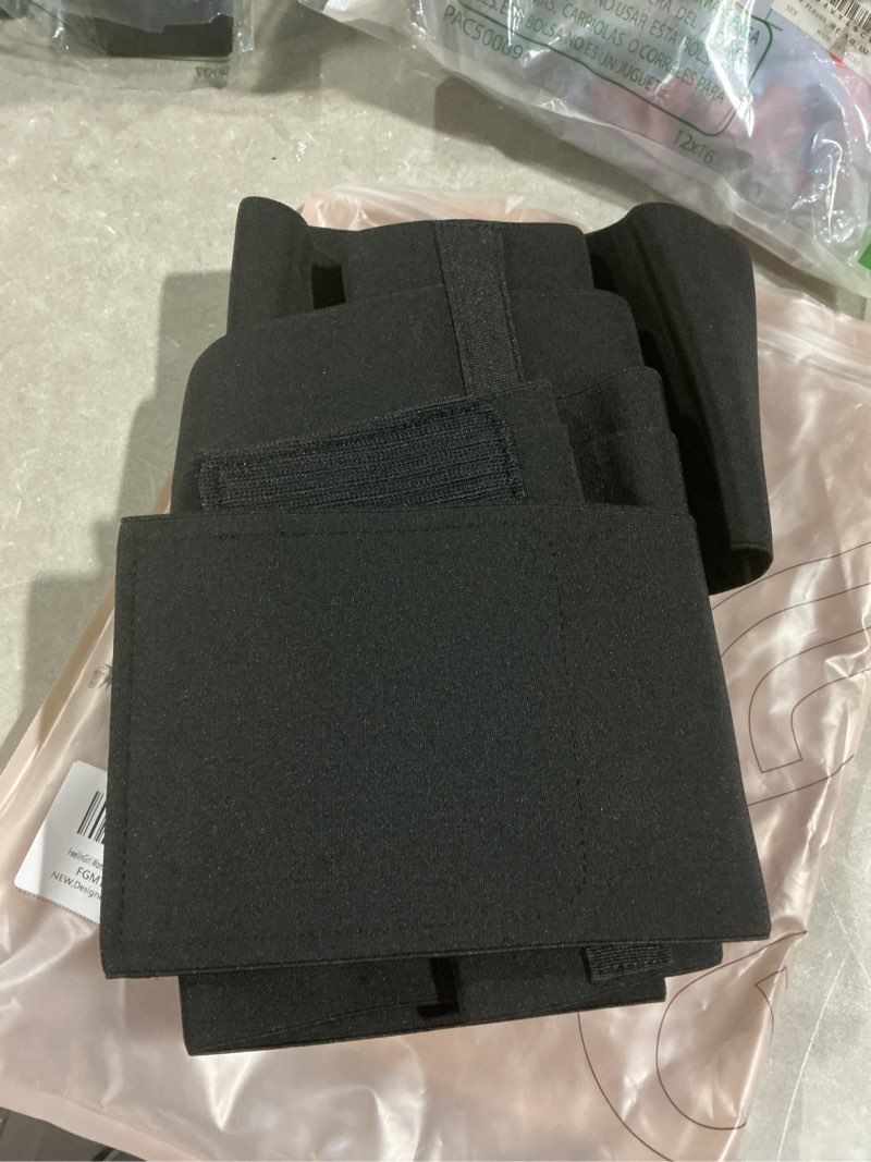 Condition photo showing Good Condition for feelingirl waist trainer belt waist cincher trimmer ab belt tummy control body shaper with triple wrap women and men black x-large