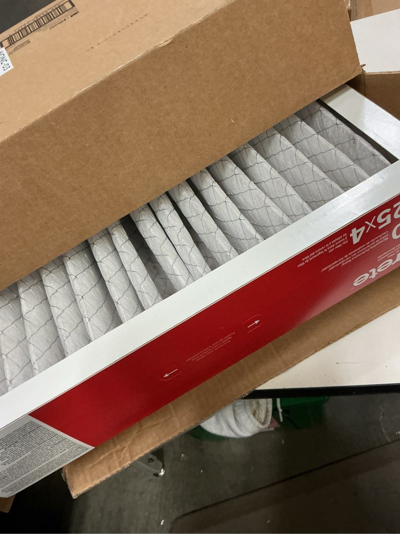 Condition photo showing New/Like New for filtrete 20x25x4 ac furnace air filter, mpr 1000, merv 11, fits honeywell & aprilaire, allergen defense, electrostatic, 2-pack. change your filter often: replace every 12 months