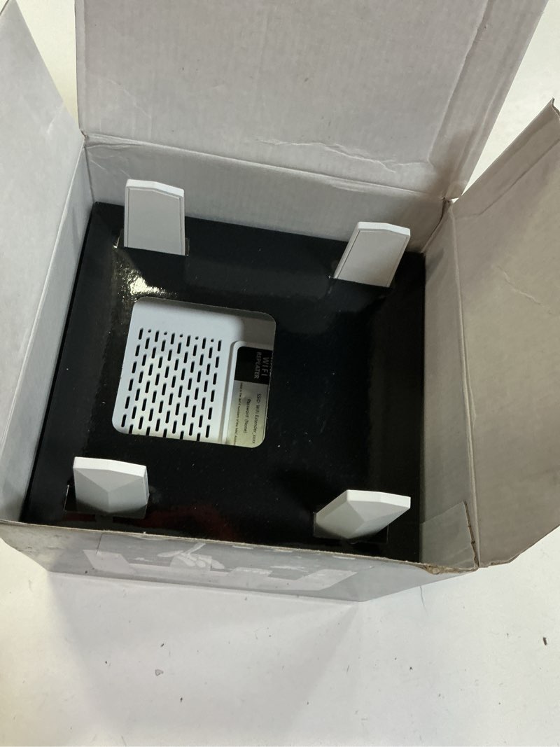 Condition photo showing Good Condition for 2026 ax3000 wifi 6 extender signal booster, multi-link connectivity internet extender wifi booster for home, dual band long range wifi repeater, up to 19000 sq. ft. white