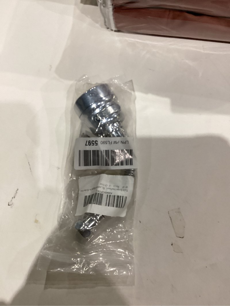 Condition photo showing As Is for Faucet Sprayer Attachment?Kitchen Faucet Head Replacement 360° Rotatable 3-Speed Faucet Extender with Universal Aluminum Adapter for Kitchen Sink Long