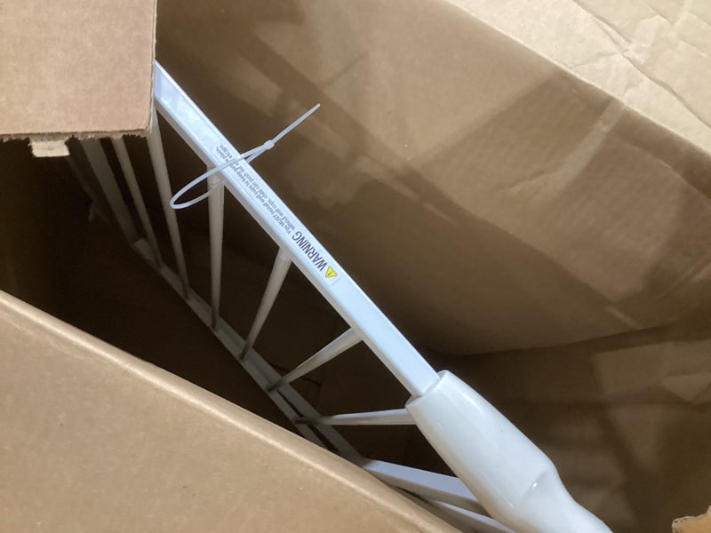 Condition photo showing As Is for Babelio Baby Gate for Doorways and Stairs, 26''-40'' Auto Close Dog/Puppy Gate, Easy Install, Pressure Mounted, No Drilling, fits for Narrow and Wide Doorways, Safety Gate w/Door for Child and Pets