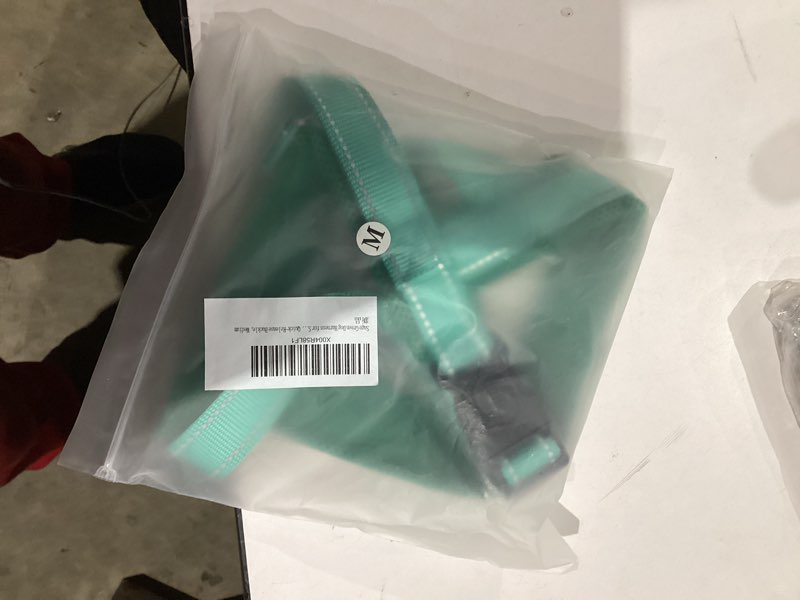 Condition photo showing New/Like New for Sage Green Soft Dog Harness Medium Sized Dogs No-Pull Escape-Proof Dog Harness with Front Clip – Emotional Support Quick Fit Padded Mesh Vest with Handle, M Medium Sage Green