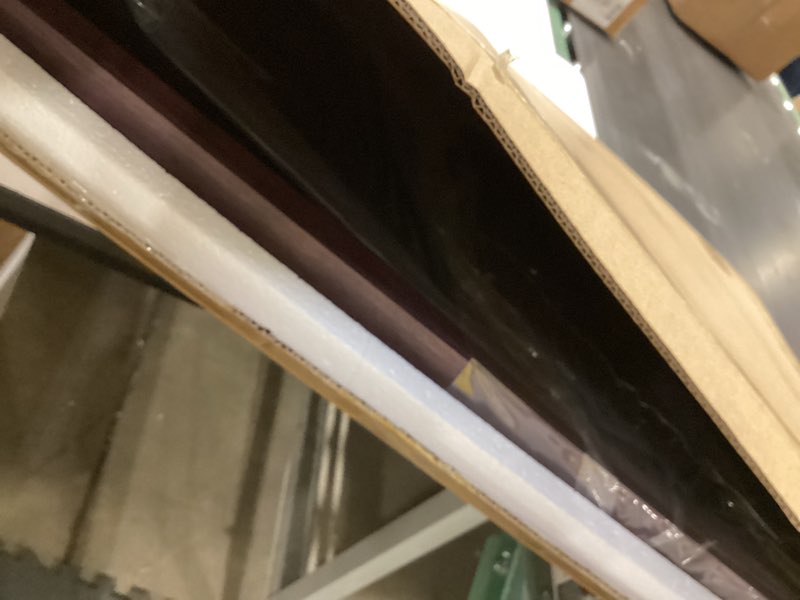 Condition photo showing Good Condition for Americanflat 28x40 Poster Frame with Polished Plexiglass - Use as 24x36 Frame with Mat or Display 28x40 Photo Without Mat - Epic Collection - Wide Picture Frames for Wall Display - Black Black 24x36 with Mat