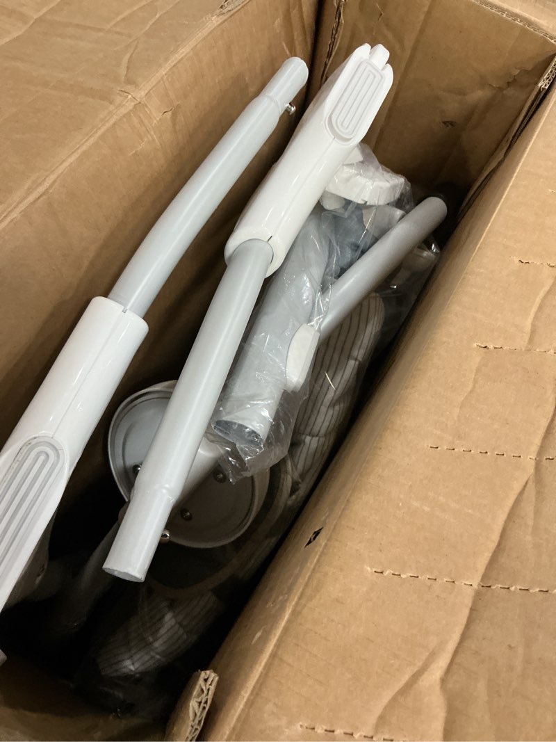 Condition photo showing Good Condition for ingenuity simplecomfort compact baby swing, rotating seat swings in 3 directions, 6 speeds, 8 melodies & 3 nature sounds, ages 0-9 months, up to 20 pounds - chambray